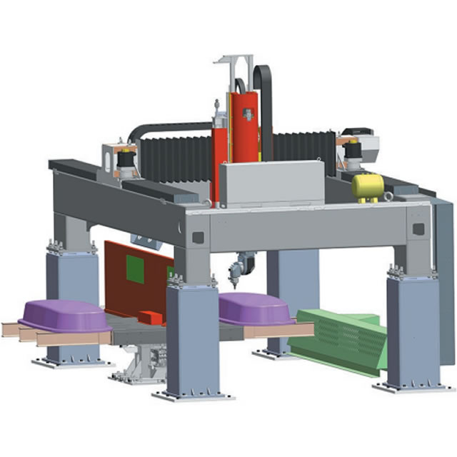 LD-S系列三維五軸高速激光切割機